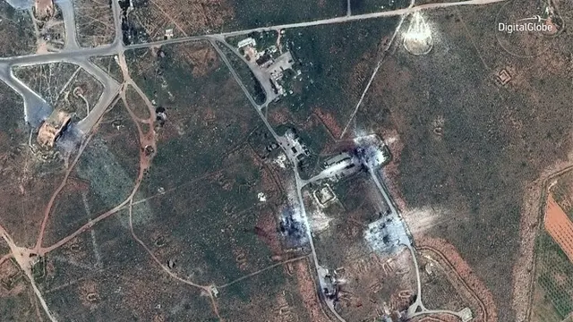 Serangan Senjata Kimia di Suriah. Dok: DigitalGlobe
