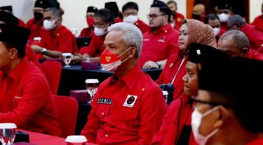 Gubernur Jawa Tengah Ganjar Pranowo menghadiri Rapat Koordinasi dengan para pimpinan DPP PDI Perjuangan di Lenteng Agung, Jakarta. (Istimewa)
