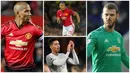 Enam tahun sudah pelatih legendaris Setan Merah, Sir Alex Ferguson, meninggalkan Manchester United. Namun, ternyata ada lima pemain era Sir Alex yang masih bertahan di skuat Setan Merah saat ini. (Foto Kolase AP, EPA dan AFP)