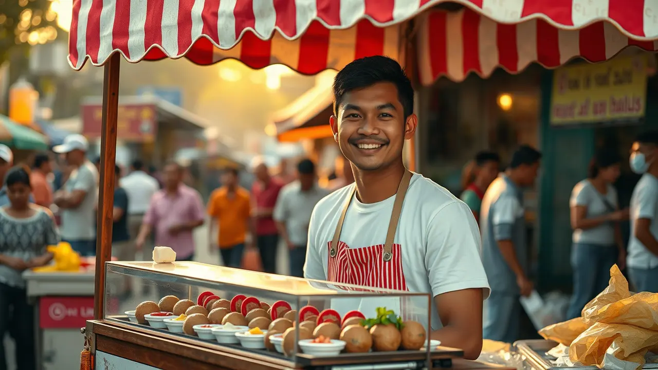 tips jualan pentol keliling