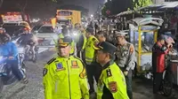 Polisi mengamankan 142 preman di kawasan industri Rancaekek, Kabupaten Bandung pada Sabtu, 10 Mei 2025. (Dok. Polresta Bandung)