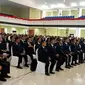 Momen pelantikan mahasiswa baru PEM Akamigas dari berbagai penjuru tanah air. (Liputan6.com/Ahmad Adirin)