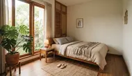 10 Desain Kamar Tidur dengan Panduan Palet Warna dan Pencahayaan Hangat, Rumah Jadi Nyaman