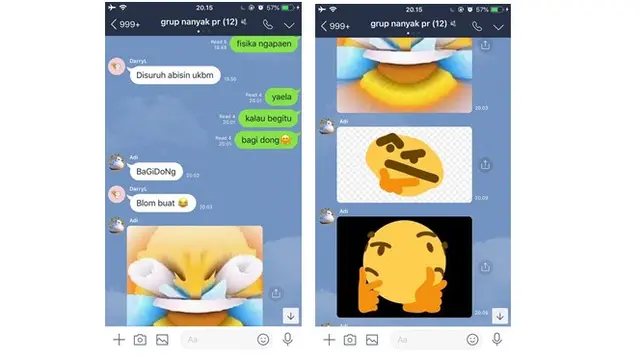 Potret tugas (Sumber: Twitter@enthalpik)