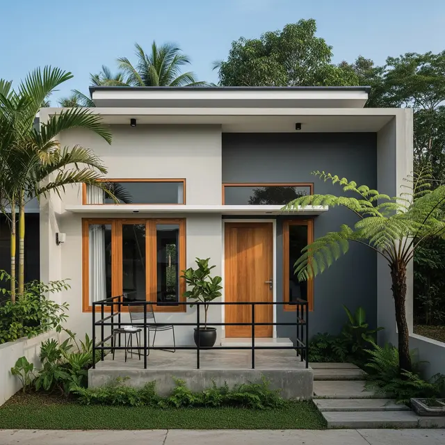 9 Model Rumah Tipe 21 Gaya Minimalis dengan Teras Kecil, Solusi Hunian Modern