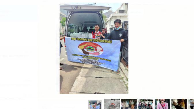 Penyaluran Bansos Pemerintah Jateng Untuk Rantau DKI