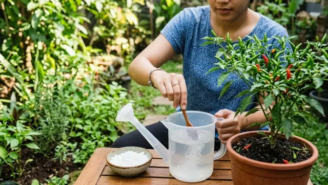 cara menggunakan garam untuk tanaman cabai