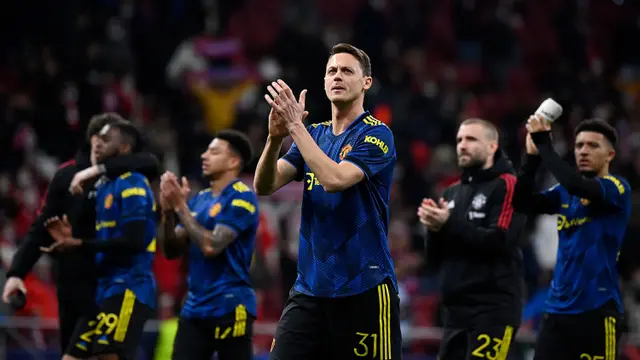 Foto: Manchester United Imbangi Atletico Madrid di Babak 16 Besar Liga Champions Lewat Gol Anthony Elanga