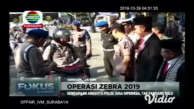 VIDEO: Uniknya Operasi Zebra Semeru 2019 di Gresik