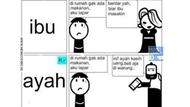 Beda Emak-Emak vs Bapak ala Warganet, Kamu yang Mana?