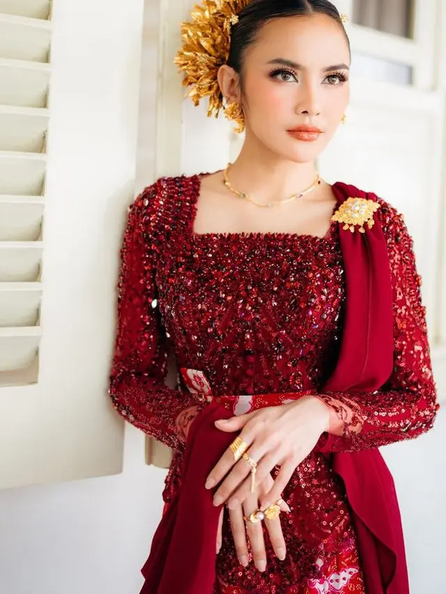 Mahalini saat Upacara Kemerdekaan RI. [@mahaliniraharja]