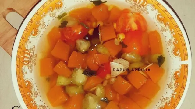 Sayur Bening Labu Kuning