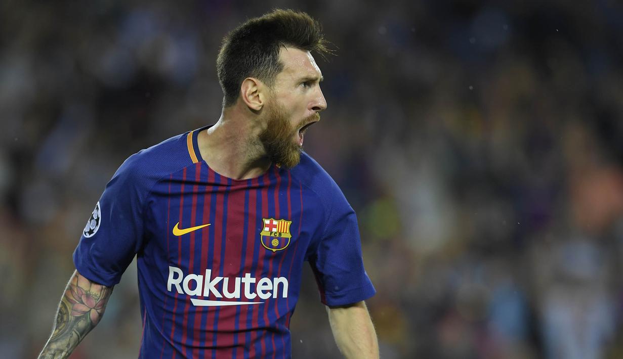 1. Lionel Messi (Barcelona) - 13 Gol (1 Penalti). (AFP/Lluis Gene)