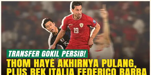 VIDEO: Kejutan Persib! Datangkan Thom Haye &amp; Bek Italia Federico Barba, Umumkan via TVRI Jabar