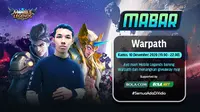 Main bareng Mobile Legends bersama Warpath, Kamis (10/12/2020) pukul 19.00 WIB dapat disaksikan melalui platform Vidio, laman Bola.com, dan Bola.net. (Dok. Vidio)
