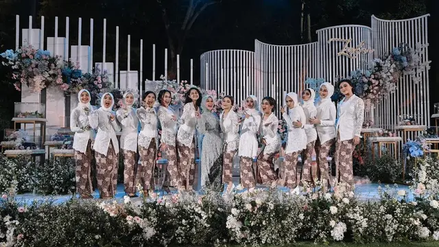 6 Potret Bridesmaid Lesty Kejora dari Lamaran hingga Ngunduh Mantu, Memesona