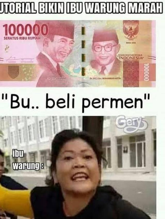 6 Meme Pembeli Belanja Pakai Uang Rp 100 Ribu tapi Beli Sedikit Ini Bikin Emosi