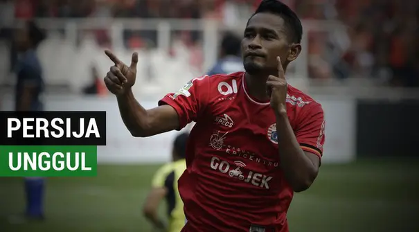 Berita video gol Ramdani Lestaluhu menambah gol untuk Persija pada babak pertama dalam lanjutan Gojek Liga 1 2018 bersama Bukalapak di Cikarang, Sabtu (24/11/2018).