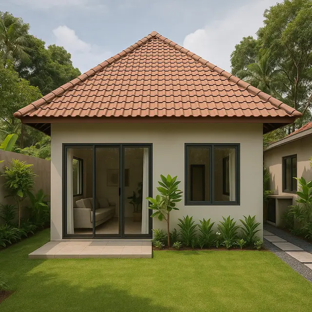 Model Rumah Sederhana 9x6 Meter dengan Atap Limas