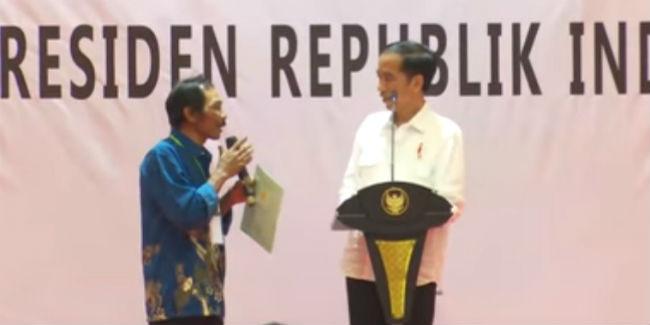 Jokowi dan Pak Asep Toto/Youtube