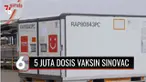 Indonesia kembali kedatangan 5 juta dosis vaksin Sinovac di Bandara Soekarno Hatta, Tangerang, Banten. Kedatangan vaksin ini diharapkan dapat menjaga pasokan vaksin sehingga program vaksinasi nasional dapat terus berjalan dan kekebalan komunitas sege...