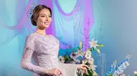 Andina Julie 2nd Runner Up Miss Grand International 2022, sesi foto untuk sebuah acara. (Dok. IST)