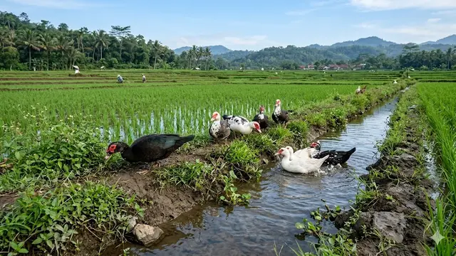 Ide Ternak Hewan Mini Umbaran di Dekat Sawah yang Hemat Pakan dan Untung Besar