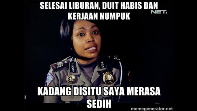Deretan Meme Kocak Libur Telah Usai, Lucu tapi Bikin Baper