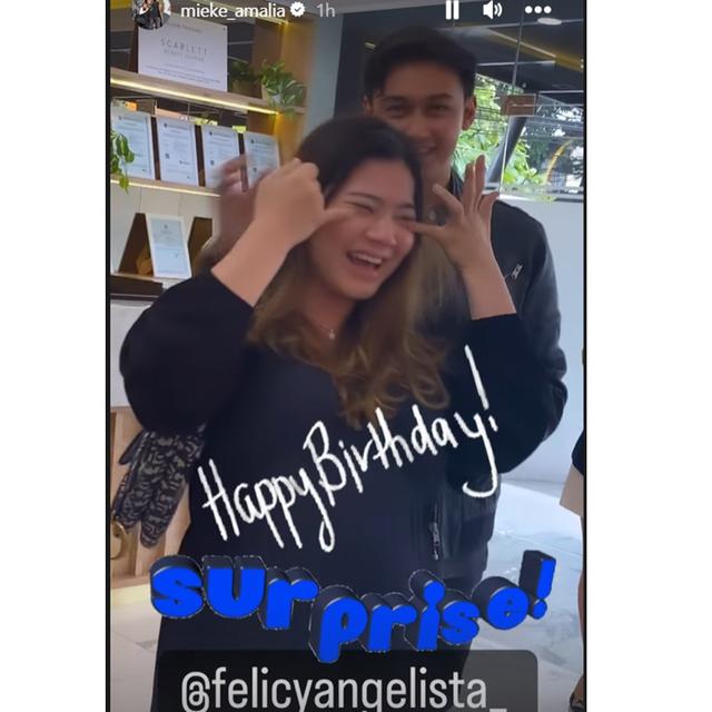 6 Momen Ultah Felicya Angelista ke-28, Tahun ke-10 Rayakan Bareng Caesar Hito