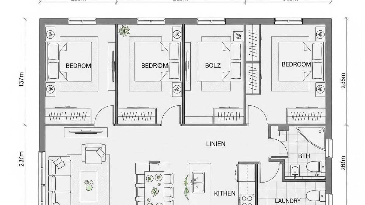 7 Inspirasi Desain Rumah Ukuran 7x15 di Lahan Memanjang, Solusi Optimal Hunian Modern 2025
