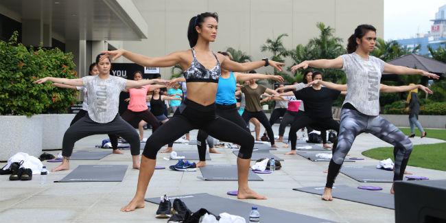 Sesi yoga bersama Puma dalam kampanye #DOYOU /Vemale.com/cohn&wolfe
