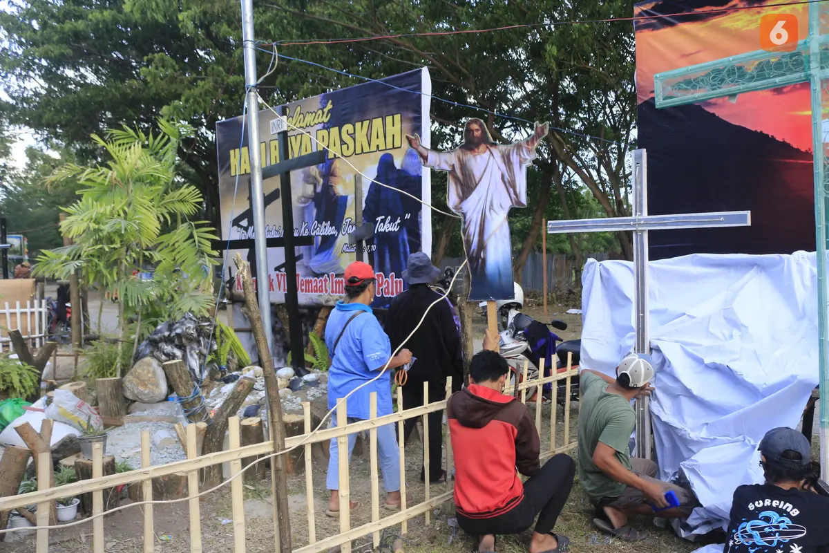 Lomba Taman Paskah di Kota Palu