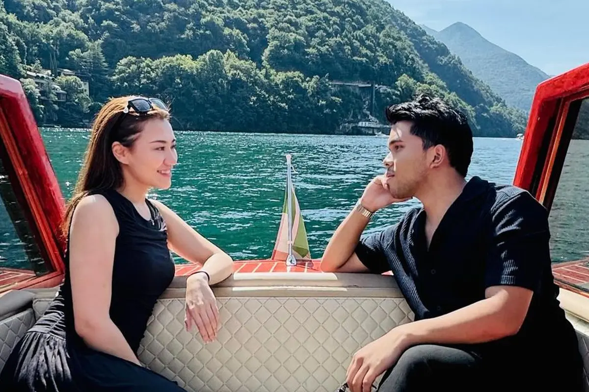 Aaliyah Massaid dan Thariq Halilintar. (Foto: Dok. Instagram @aaliyah.massaid)