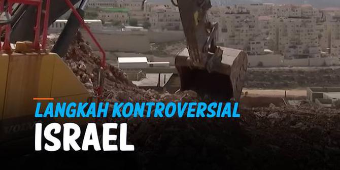 VIDEO: Kontroversial! Israel Mulai Bangun Hunian di Wilayah Pendudukan