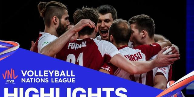 VIDEO: Highlights Volleyball Nations League, Tim Voli Putra Polandia Menang Mudah Melawan Jepang 3-0