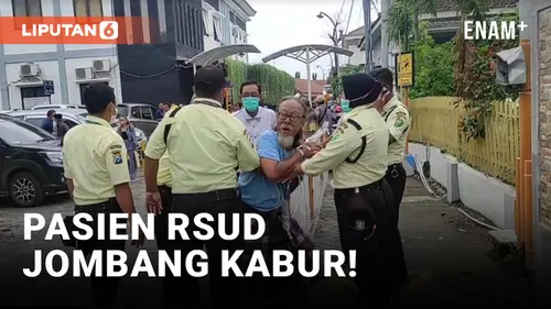 VIDEO: Merasa Ditelantarkan, Pasien RSUD Jombang Kabur