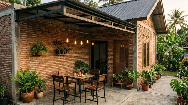 Inspirasi Rumah Bata Ekspos Murah tapi Modern