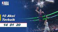 Berita Video 10 Aksi Pemain Terbaik NBA 14 Januari 2020