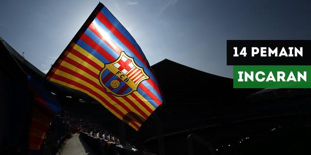 VIDEO: 14 Pemain yang Diincar Barcelona di Musim Depan
