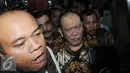 La Nyalla menjadi tersangka kasus korupsi dana hibah Kadin Jawa Timur senilai Rp 5,3 miliar, Jakarta pada Selasa (31/5). La Nyalla menolak menandatangi berkas penahanannya oleh Kejagung (Liputan6.com/Helmi Afandi)