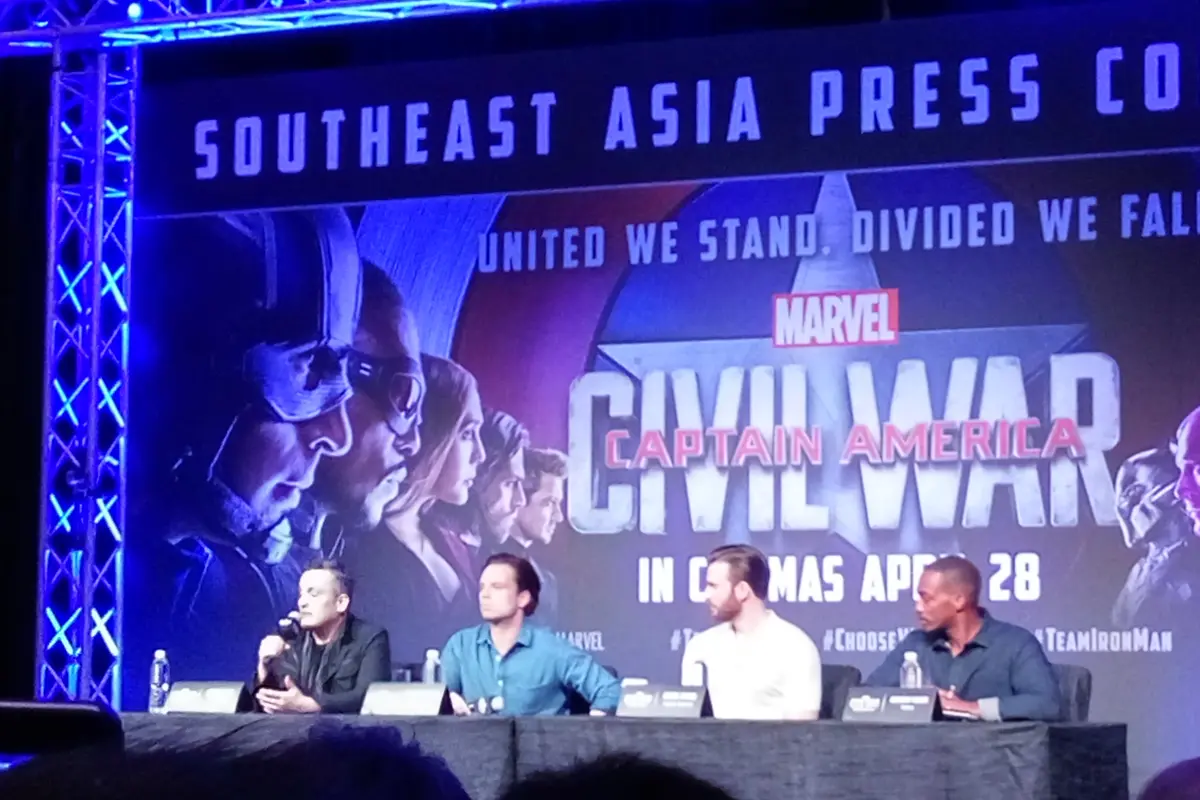 Konferensi pers dan Fanmeeting Captain America: Civil War di Singapura