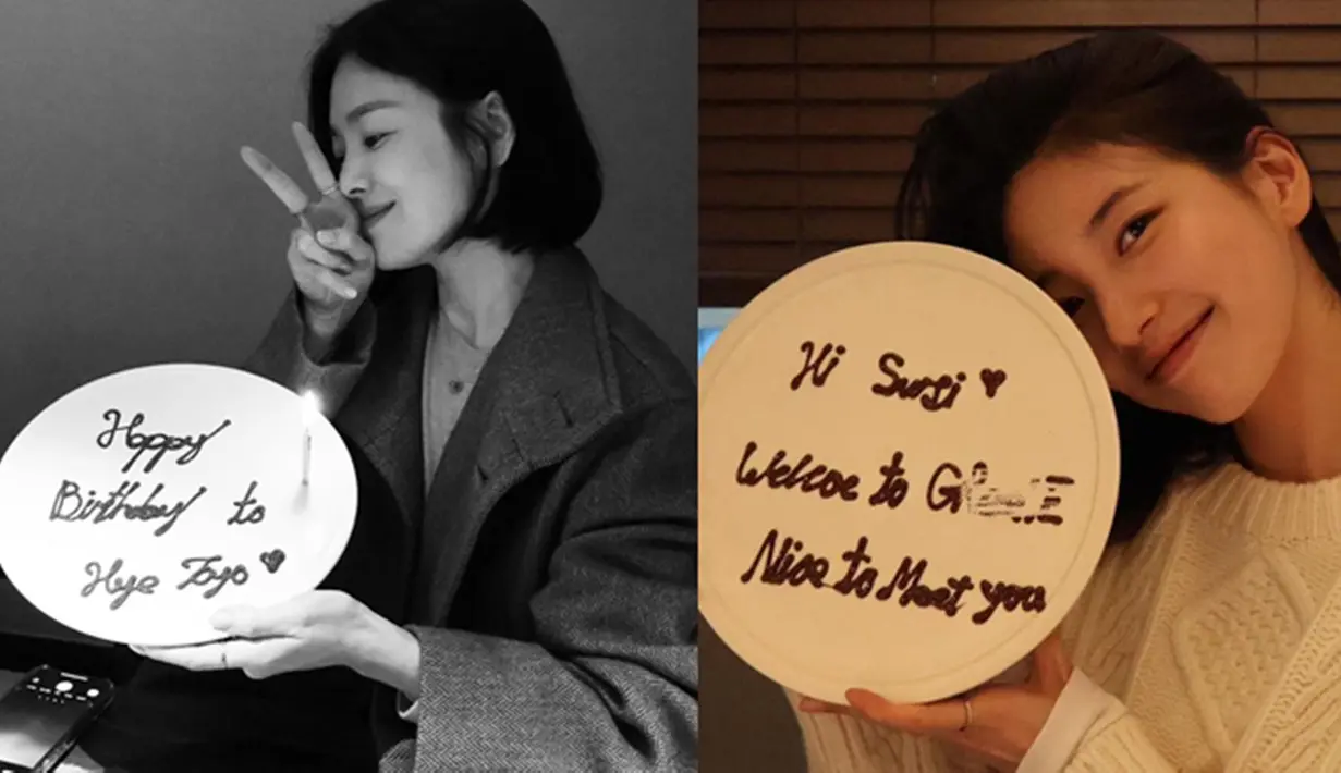 Suzy yang dikenal memiliki kepribadian ceria dan penuh kasih sayang, menunjukkan perhatian besarnya kepada Song Hye Kyo melalui kejutan ini. Mereka juga saling mendukung karier satu sama lain, membuktikan bahwa persahabatan tersebut lebih dari sekadar hubungan profesional. (Liputan6.com/IG/@kyo1122)