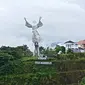 Monumen Yesus memberkati di Manado. Foto diambil dengan #OPPOSelfieTourWithF5 di #TourdeManado.