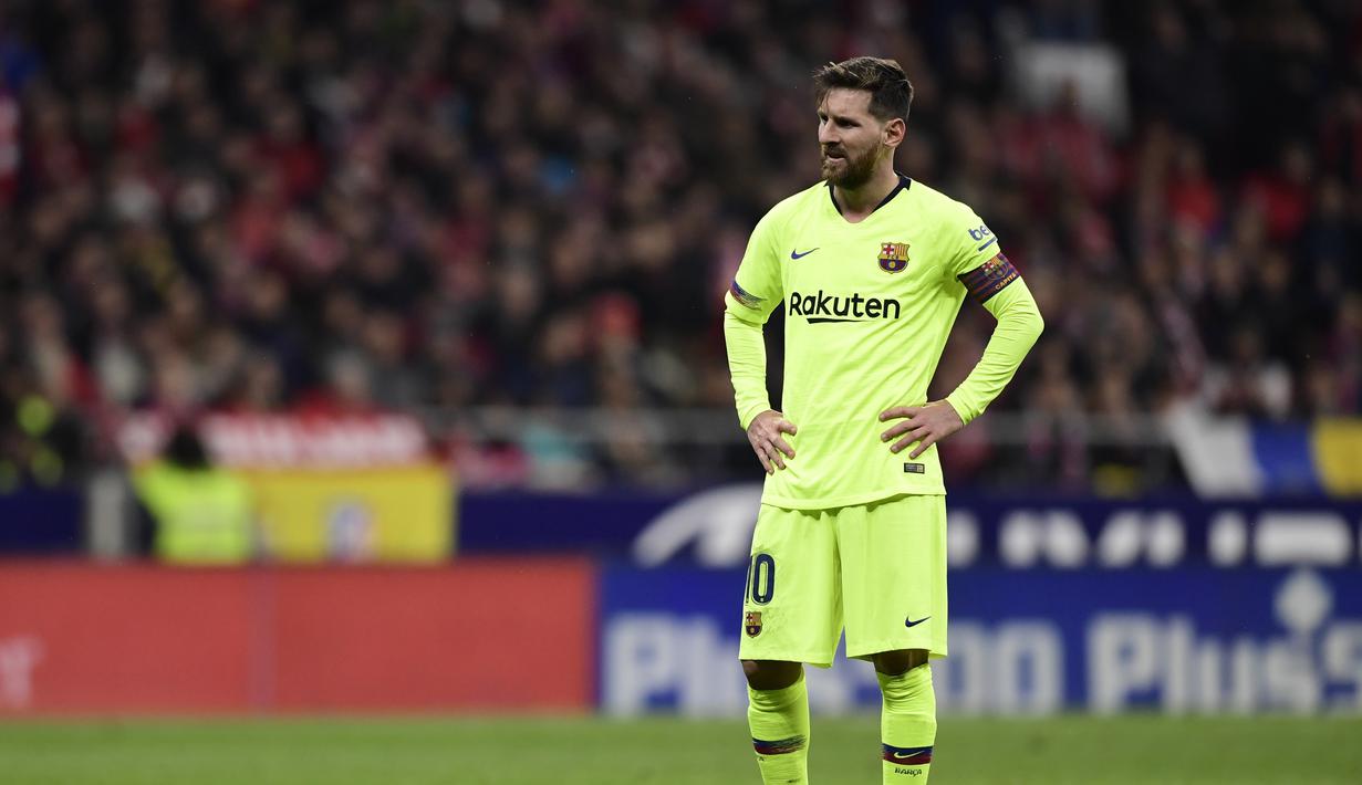 2. Lionel Messi (Barcelona) - 9 gol dan 6 assist (AFP/Javier Soriano)