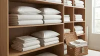5 Cara Menata Seprai dan Sarung Bantal agar Lemari Lebih Rapi