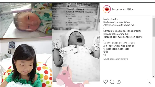 Cici Panda Lahiran