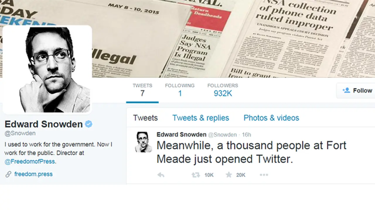 Baru Buka Twitter, Edward Snowden Diikuti Ratusan Ribu Follower