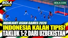 Tim hockey putri Indonesia harus mengakui keunggulan Uzbekistan dengan skor 1-2 pada laga Pool B Asian Games 2026. Saksikan perjuangan dan momen-momen terbaik Indonesia dalam video highlight ini.