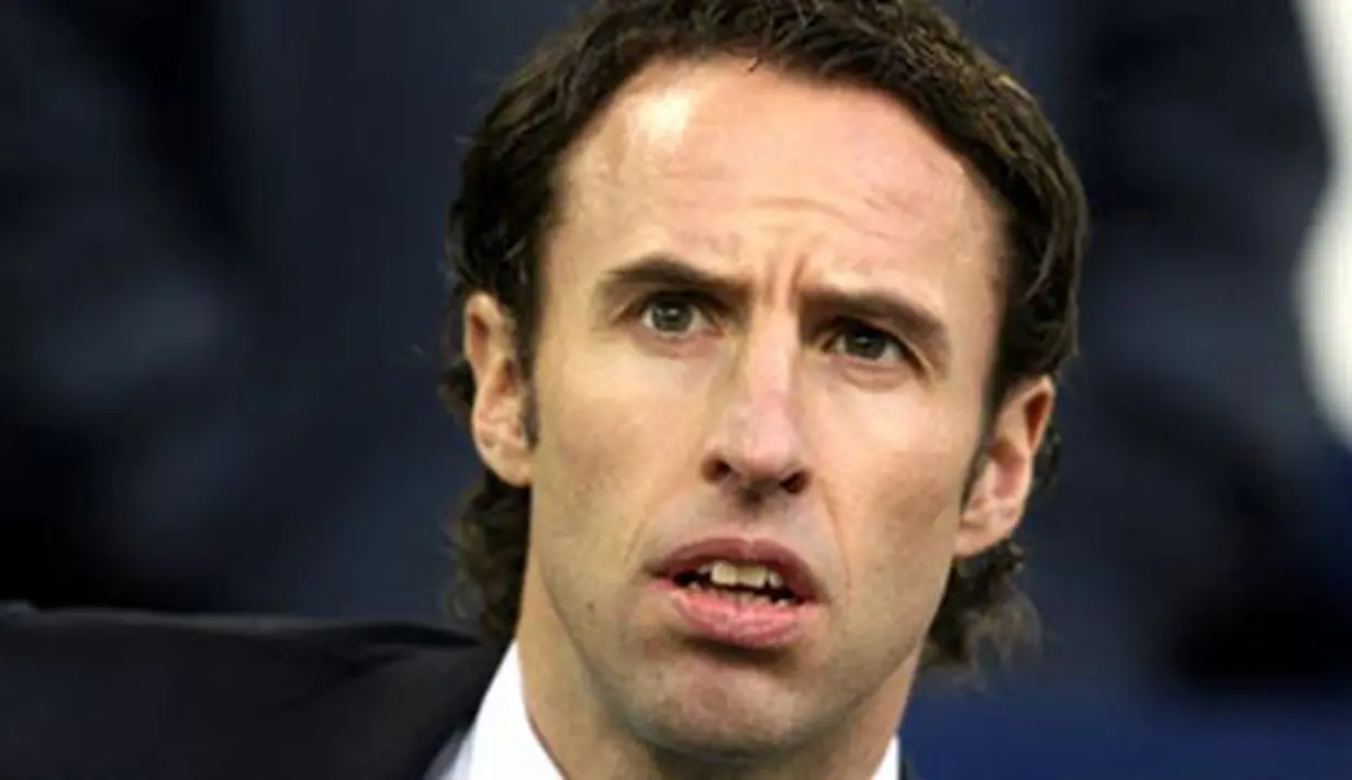 Middlesbrough's manager Gareth Southgate is pictured before the game against West Bromwich Albion during their Premiership football match at The Hawthorns in Birmingham, on January 17, 2009. AFP PHOTO/Chris Ratcliffe