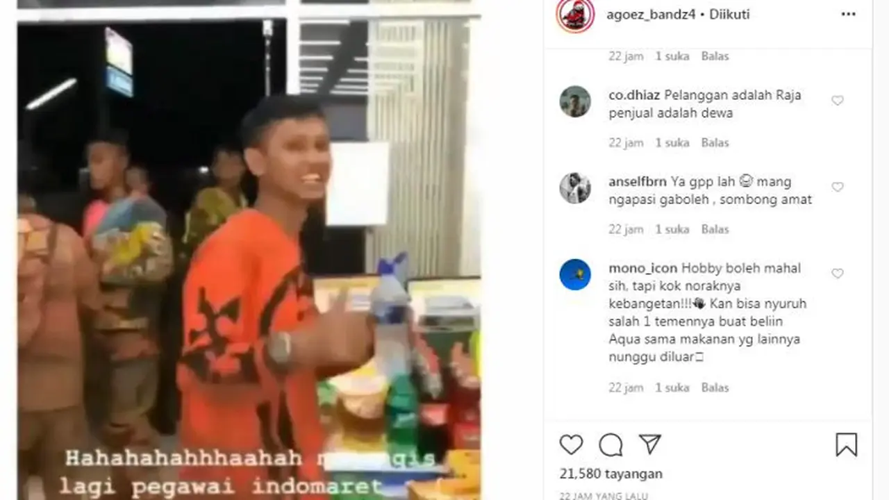 Rombongan Anak Trail Ini Belanja dan Bikin Kotor Minimarket (Instagram)